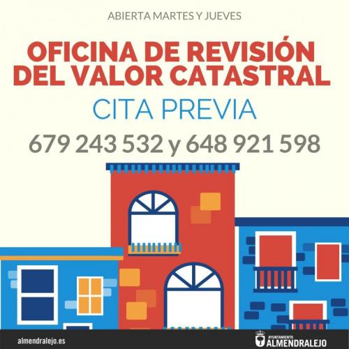 Habilitada la oficina para la revisión del valor catastral de los inmuebles con cita previa