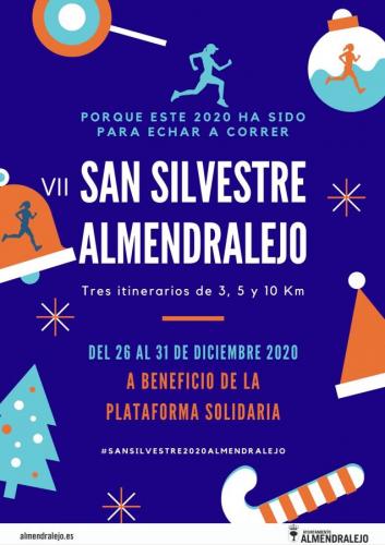 La San Silvestre será del 26 al 31 de Diciembre a favor de la Plataforma Solidaria