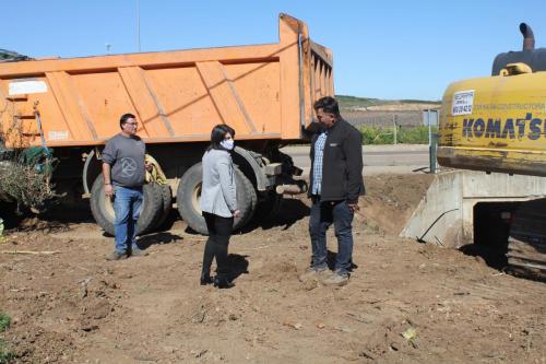 Comienzan los trabajos de limpieza de un tramo del arroyo Harnina